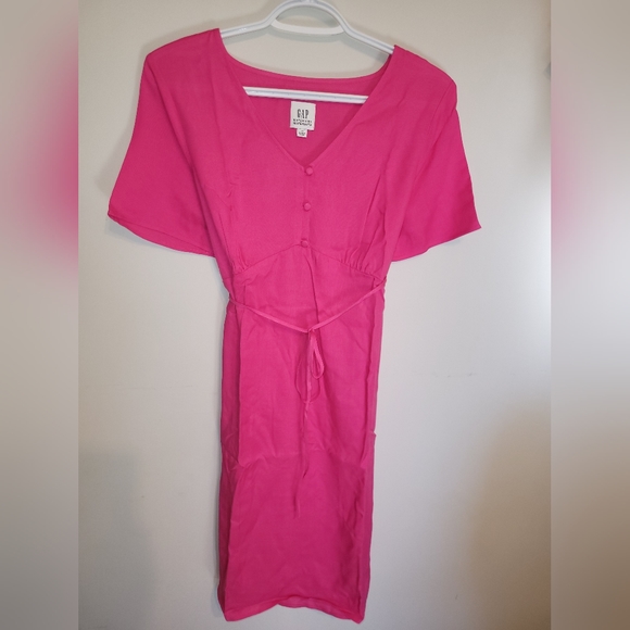 NWT Gap Maternity Tie Dress (Small) - Picture 1 of 4